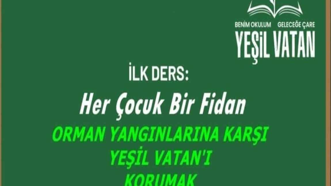 İLK DERS: HER ÇOCUK BİR FİDAN